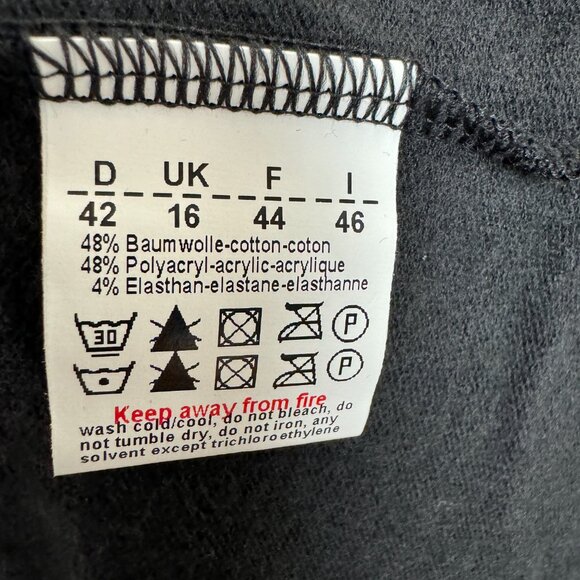 NWT Feraud Paris Chic Luxury Black Robe Box Size XL - XXL - Picture 11 of 16